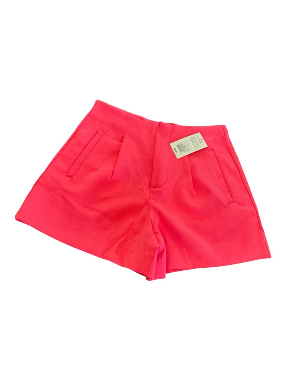 a new day Womens Bright Hot Pink High-Waist Tailored Women's Shorts size 6
